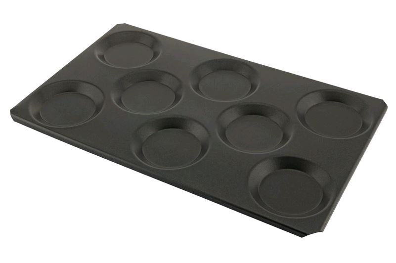 Thermalloy Combi 8 Well Full Size Non-Stick Aluminum Egg Pan 576209