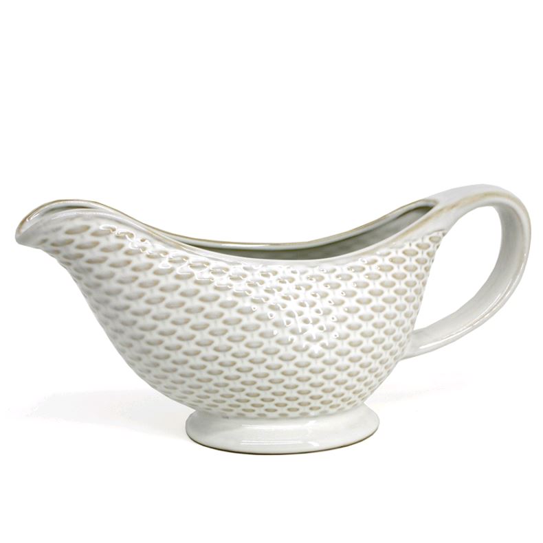 BIA La Petite Cuinine Textured Gravy Boat 480103WH