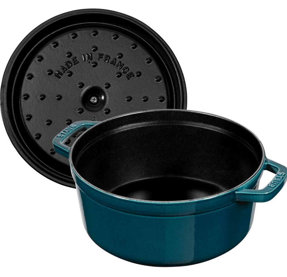 Staub La Cocotte 3.8 Cast iron round Cocotte, la-mer 40508-654