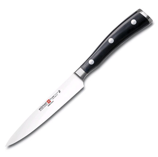 Wusthof Classic Ikon 4.5" Utility Knife 4086/12 on white background