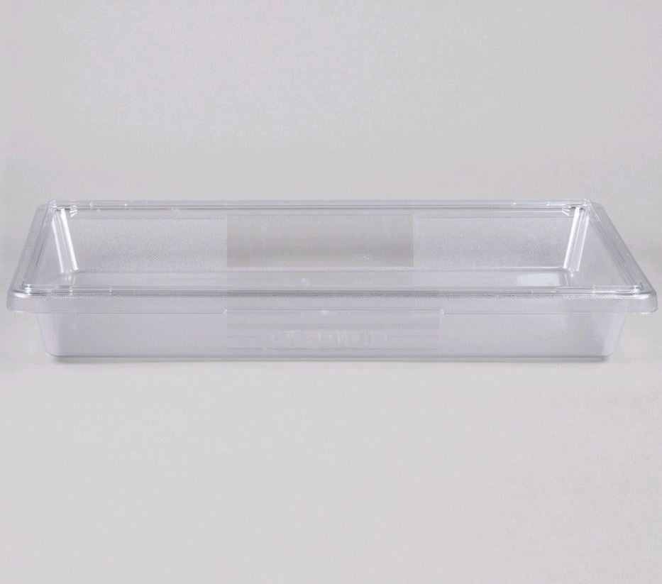 Rubbermaid Food Storage Box Clear Polycarbonate 26" x 18" x 3 1/2" FG330600CLR - 1/1EA*