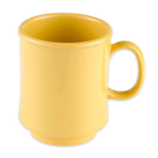 GET Plastic  8 oz Stackable Yellow Coffee Mug TM-1308-TY*