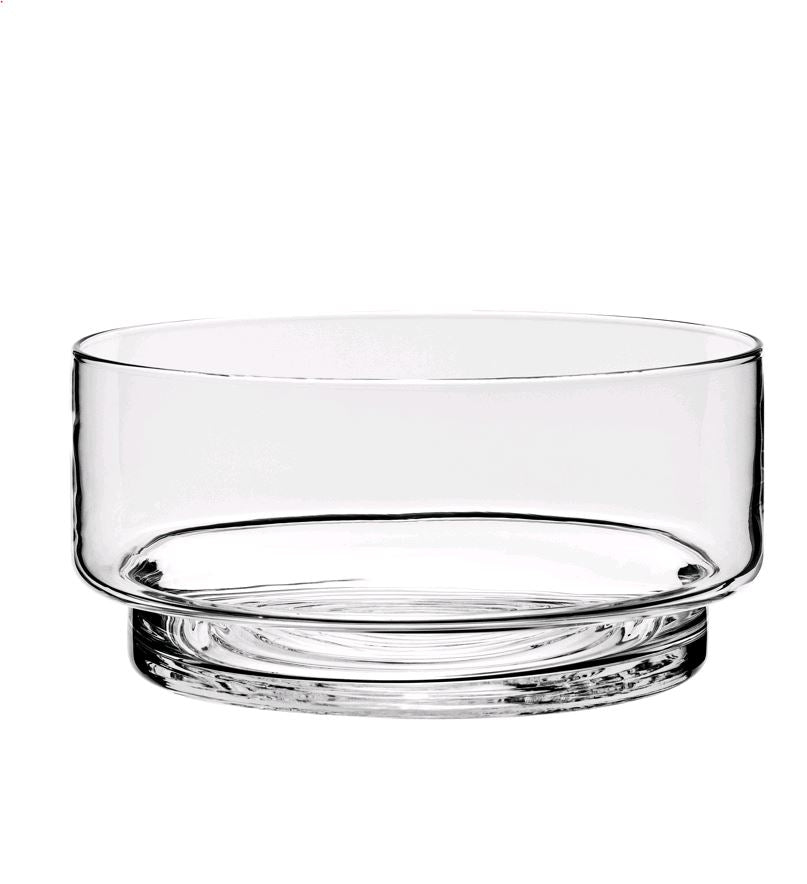 Natural Living - Swirl Glass Salad Bowl 8802000CL - 1/1EA