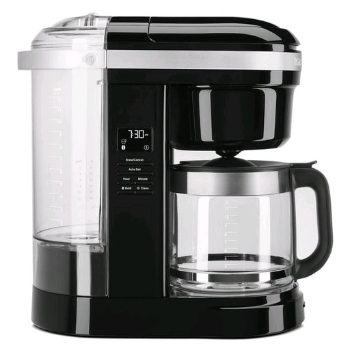 KitchenAid 12 Cup Drip Coffee Maker side view empty