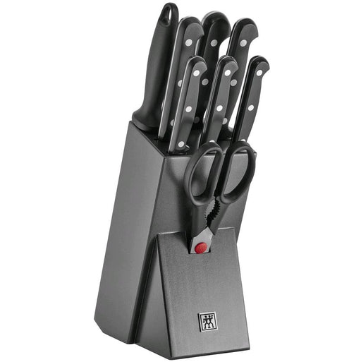 ZWILLING TWIN Chef 9 Piece Knife block set 34936-200 block on white background