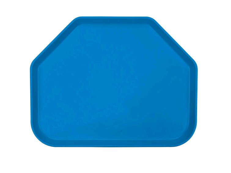 Cambro 1418TR105 14" x 18" Trapezoid Horizon Blue Customizable Fiberglass Camtray*