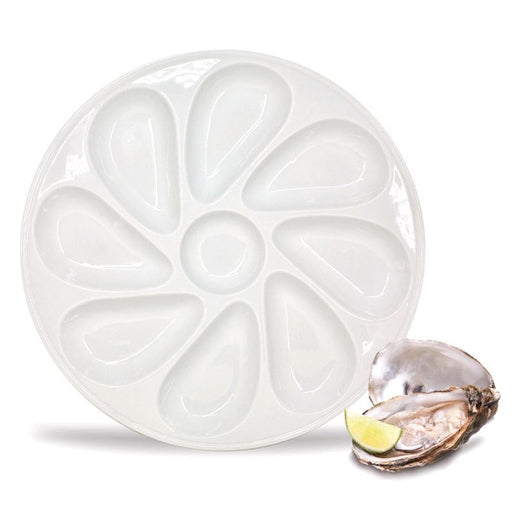 BIA White Porcelain Oyster Platter 980113WH