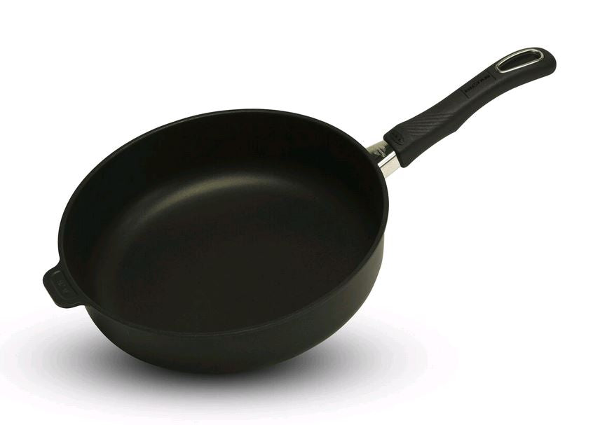 Gastrolux 20cm Saute Pan tilted and floating on white background