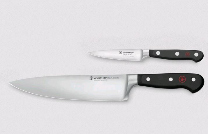 Wusthof Classic 2pc Knife Set 9755 on white background