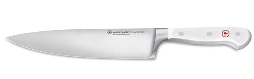Wusthof Classic White 8" / 20cm Cook's Knife 1040200120 on white background