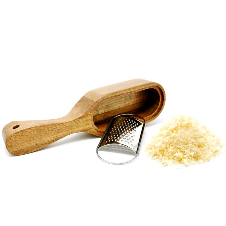 Natural Living - Cheese Grater Acacia Wood 3250557AC - 1/1EA