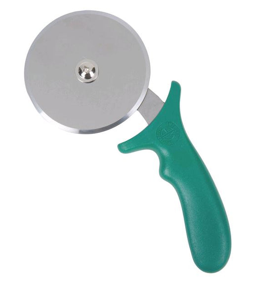 American Metalcraft PIZG3 4" Stainless Steel Pizza Cutter with Green Handle