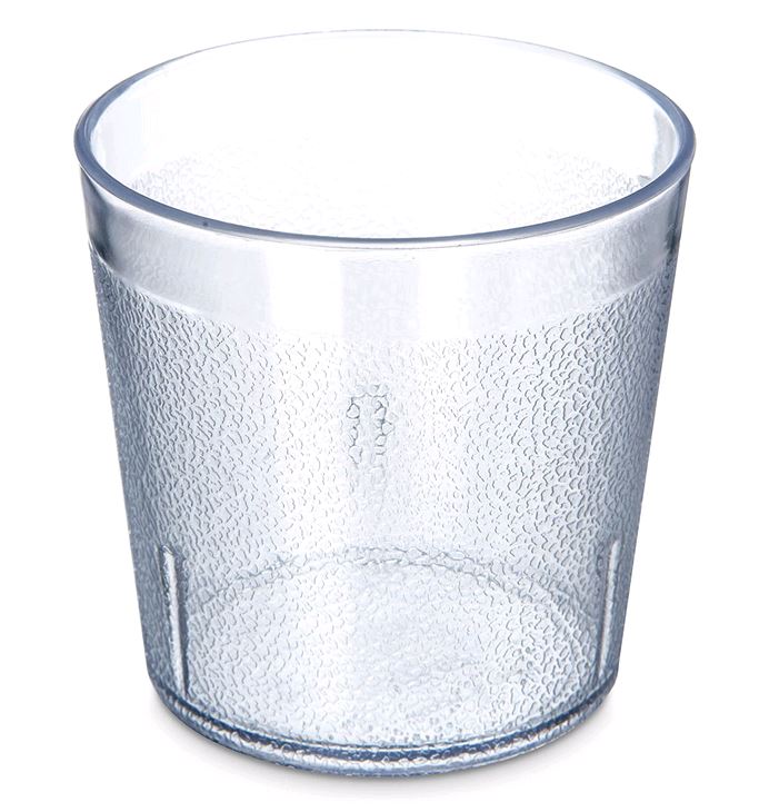 Carlisle Stackable Shatter-Resistant 9 oz Plastic Tumbler 5529-8107*