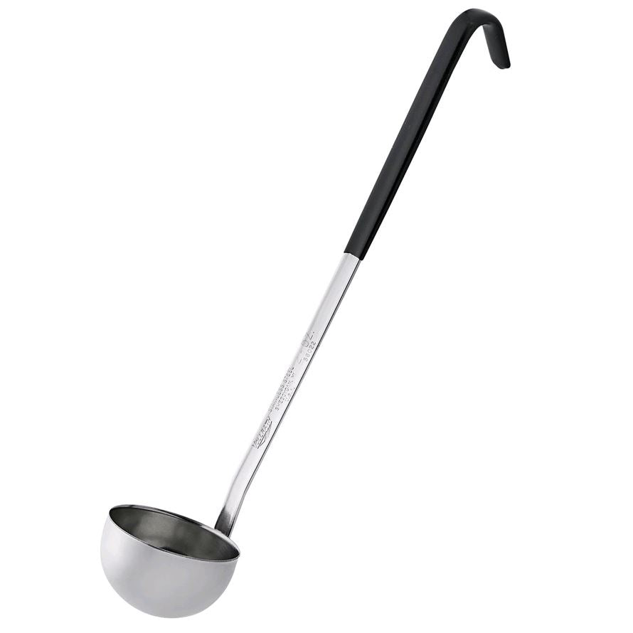 Vollrath - Ladle 2 oz Stainless Steel w/ Black Kool-Touch Handle 58022 - 1/1EA