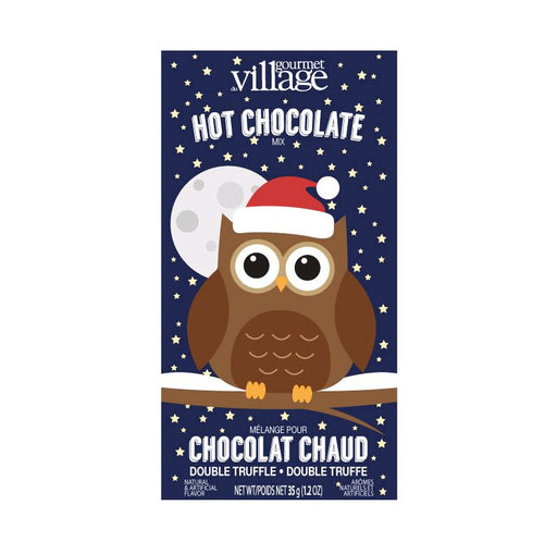 Holiday Owl Double Truffle Hot Chocolate Mix - GCHOMOW on white background