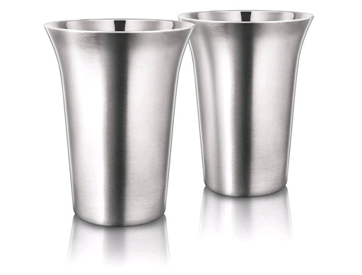 Final Touch 12 oz (355ml) Double-Wall Stainless Steel Coffee Cups CAT8032