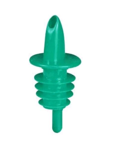 Spill-Stop Mfg. Plastic Pourer Green 350G - (Pack of 12)*