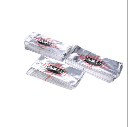 Benchmark Foil Hot Dog Bags 1000 pack 68002