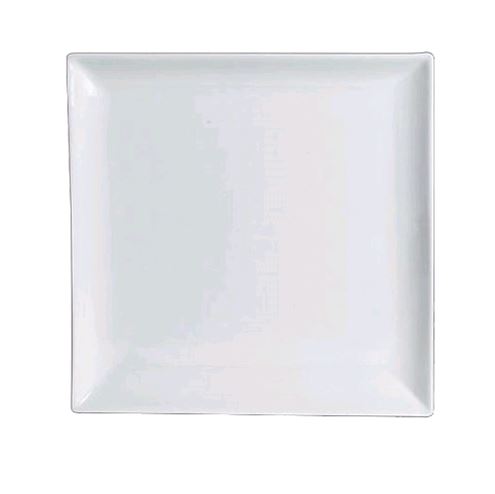 Steelite Varick Cafe Porcelain 10" White Square Plate 6900E538*
