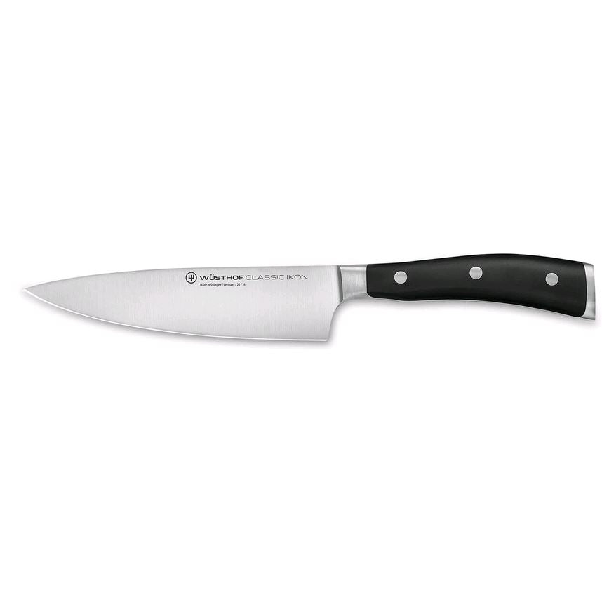 Wusthof Classic Ikon 6" Chef Knife 4596-7/16 on white background