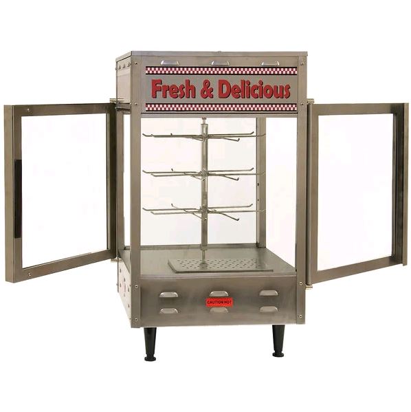 Benchmark 12" Humidified Rotating Pizza Warmer 120v 51012