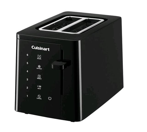 Cuisinart Black 2-Slice Touchscreen Toaster CPT-T20C on white background
