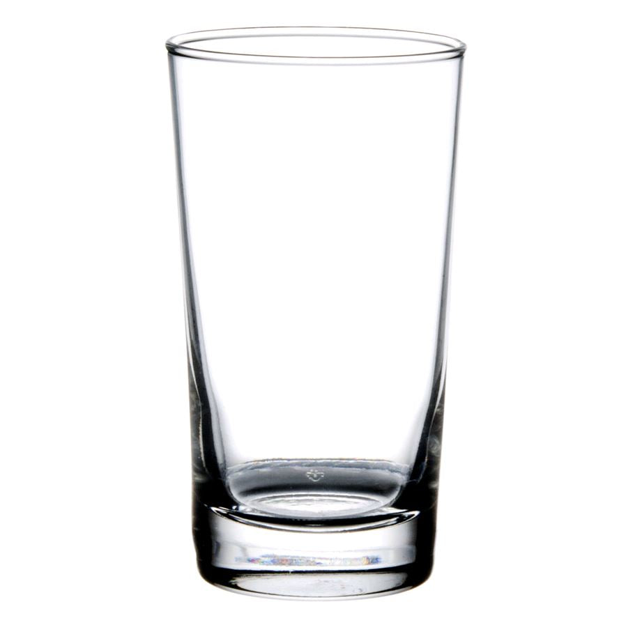 Libbey Heavy Base 8 oz. Highball Glass 132 emptyu on white background