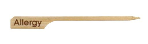 FOH 5" Allergen Bamboo Paddle Pick* on white background