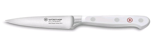 Wusthof Classic White 3.5" / 9cm Paring Knife 1040200409 on white background