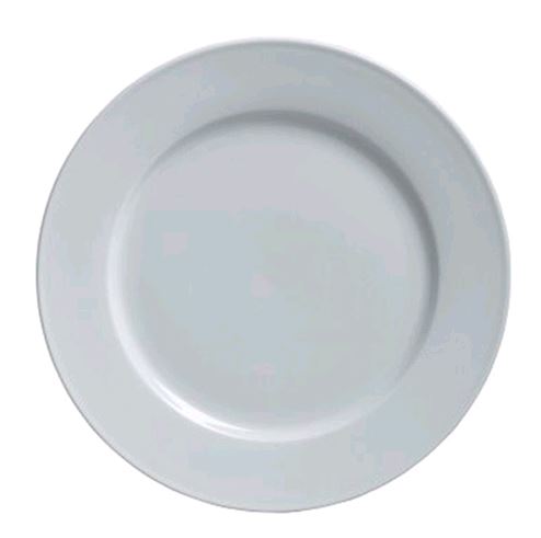 Steelite Varick Cafe 10" White Porcelain Plate 6900E503