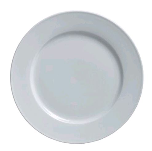 Steelite Varick Cafe 10" White Porcelain Plate 6900E503*