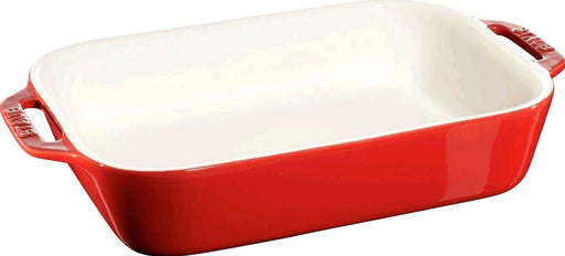 Staub 10.5" x 7.5" Ceramic Rectangular Baking Dish Cherry Red 40510-809