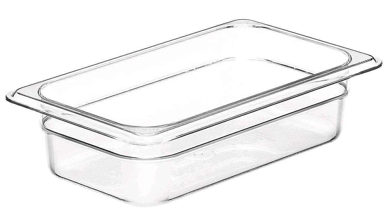 Cambro 1/4 Size 2.5" Deep Clear Food Pan 42CW*