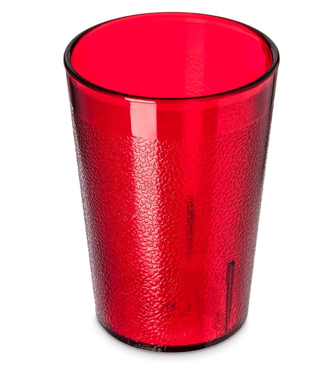 Carlisle - Plastic Tumbler 9 oz Red 5529RD - 1/1EA*