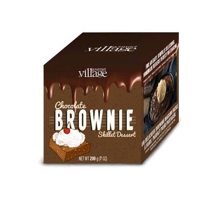 Chocolate Brownie Skillet Dessert Refill - GBROXCB in box on white background