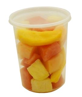 Calibre 32 oz. Clear Deli Container on white background