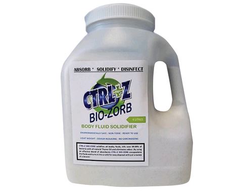 Globe 7500 4 L Bio-Zorb Bodily Fluid Absorbent And Solidifier  on white background