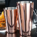 Barfly - Cocktail Shaker 28 oz / 18 oz Boston Copper-Plated M37009CP - (Set of 2)
