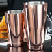 Barfly M37009CP 28 oz. & 18 oz. Copper-Plated 2-Piece Boston Cocktail Shaker