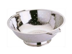 Rabco MAG7408 8 Qt. Deep Stainless Steel Colander on white background