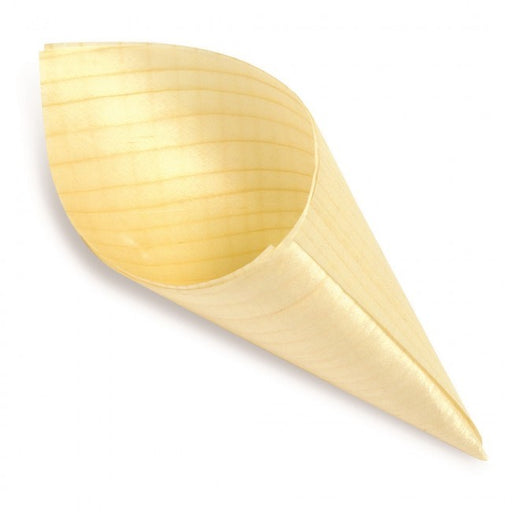 FOH 3 oz Disposable Cone on white background