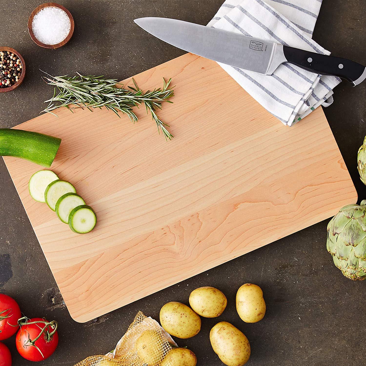 John Boos Chop-N-Slice Maple Wood Reversible 18