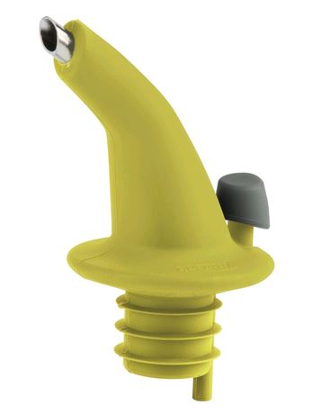 Trudeau 0718019 Green Universal Dripless Spout on white background