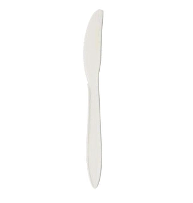 Generic Medium Weight White Knives Economy on whtie background