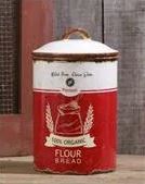 Retro Ceramic - Flour Canister