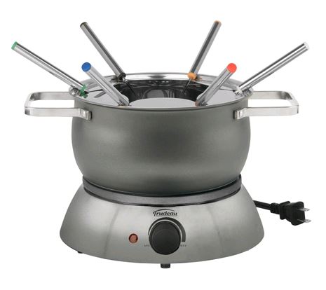 Trudeau 08220001 Pure 3-in-1 Electric Fondue Set on white background