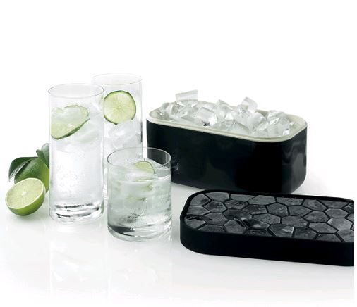 Lekue Ice Box Silicone Ice Cube Tray and Storage Box