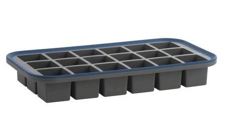 Trudeau 0978090 Silicone Ice Cube Tray with Integrated Steel Structure on white background