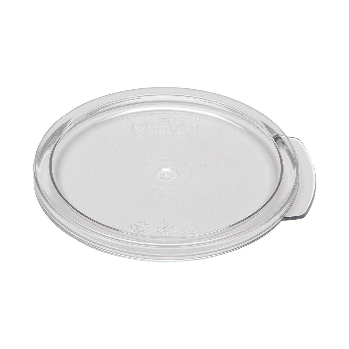 1 Qt. Clear Round Lid for Clear Camwear Containers