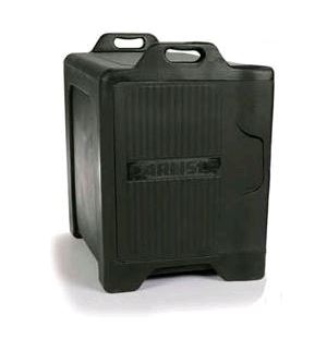 Carlisle XT3000R03 Cateraide™ Slide 'N Seal™ Insulated Black Pan Carrier on white background